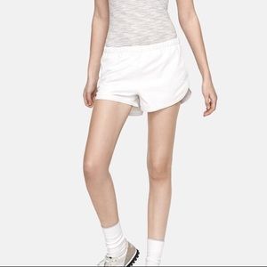 Outdoor Voices Stretch Crepe Short in Bone